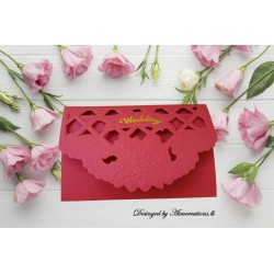 Embossed floral design