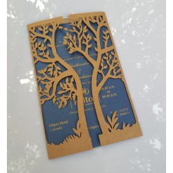 Natural tree card