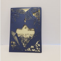 High detail couple card