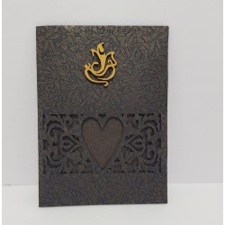 Laser cut Hindu card