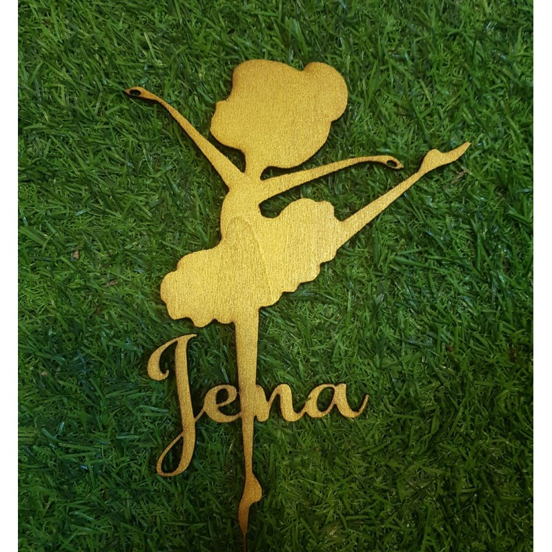 Cake topper little dancing girl