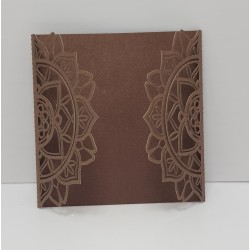 two fold flower card